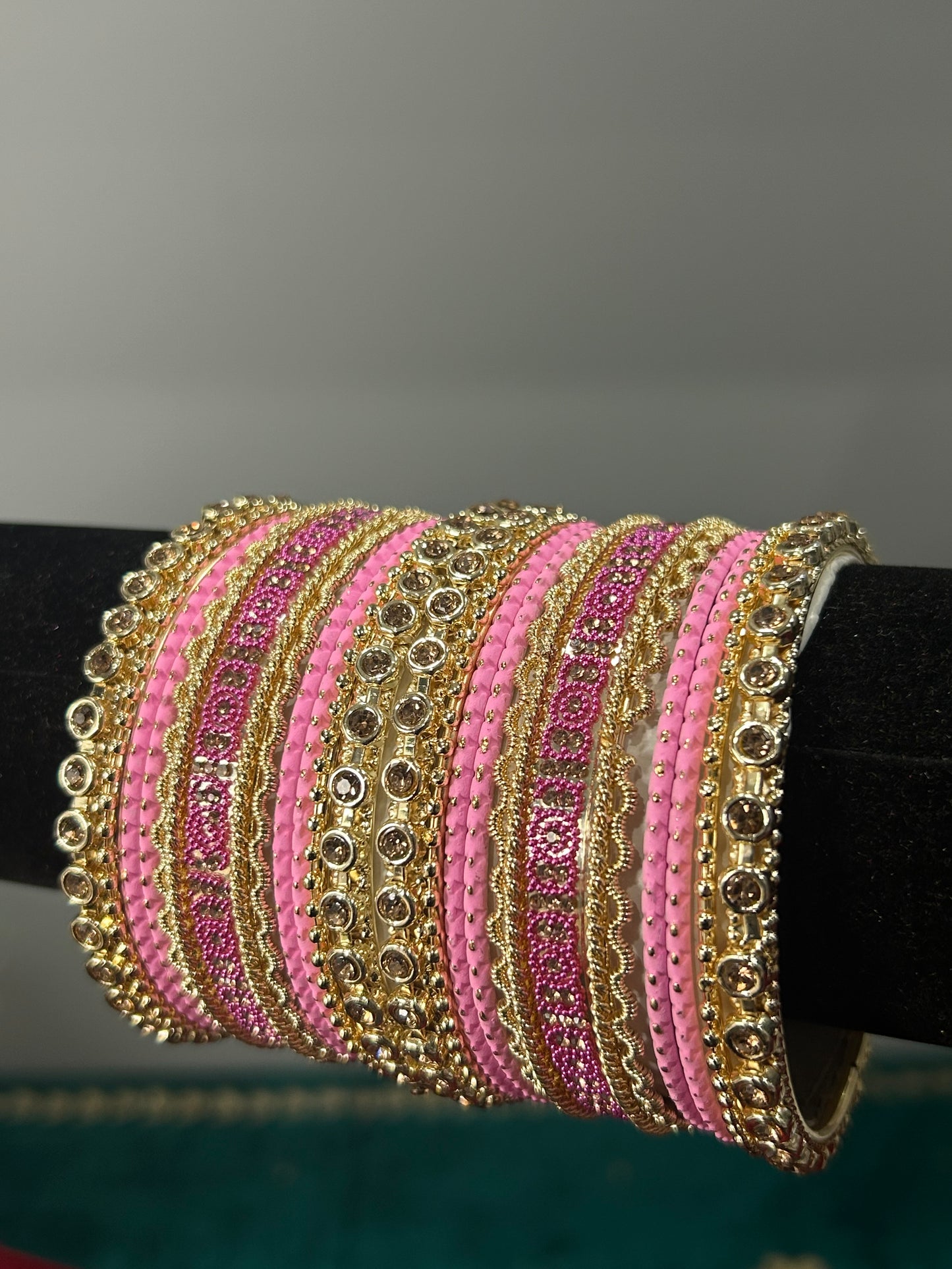 Lavender Gold Noor Bangles