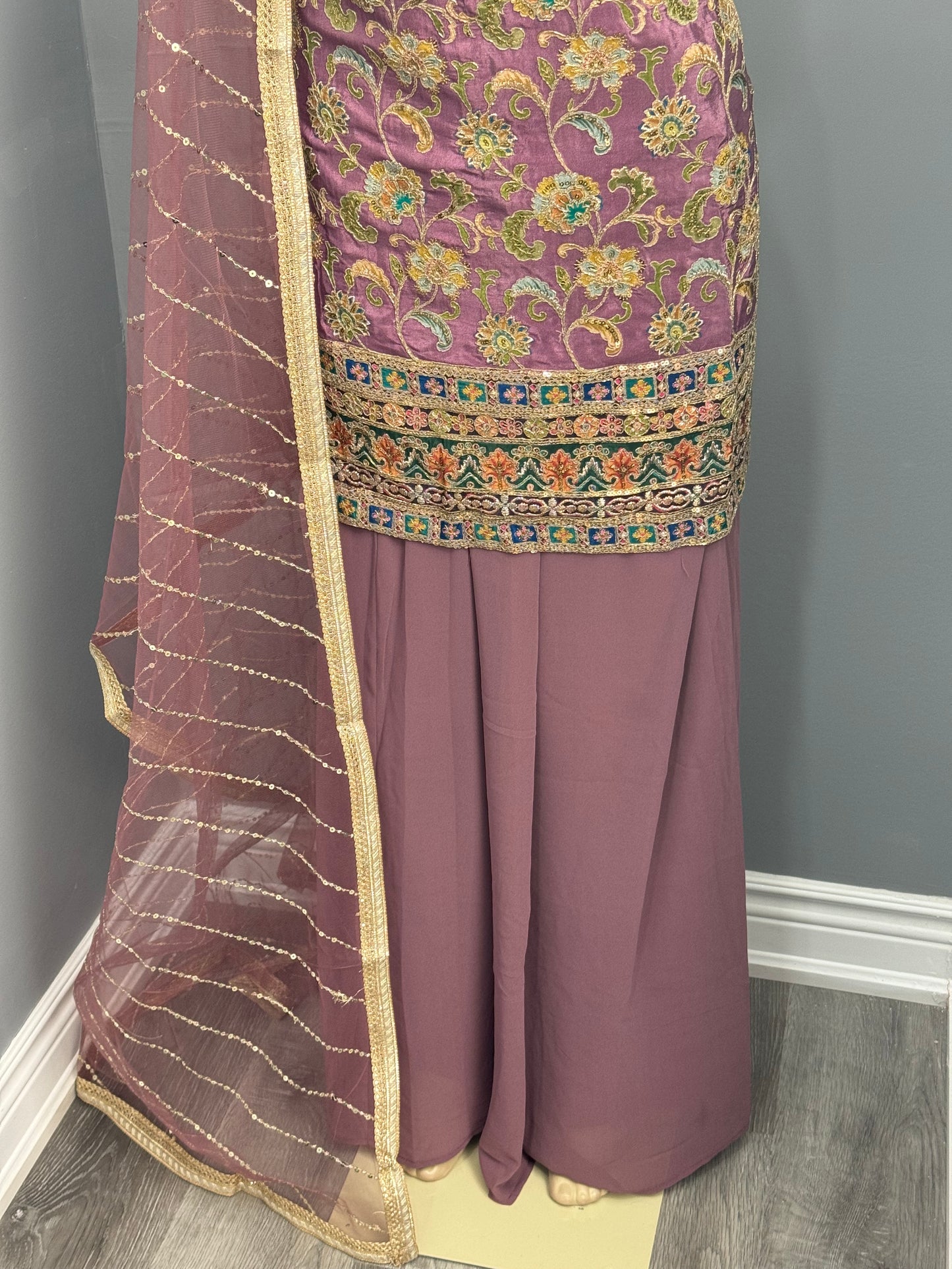 Readymade Sharara Suit- AK5861-27