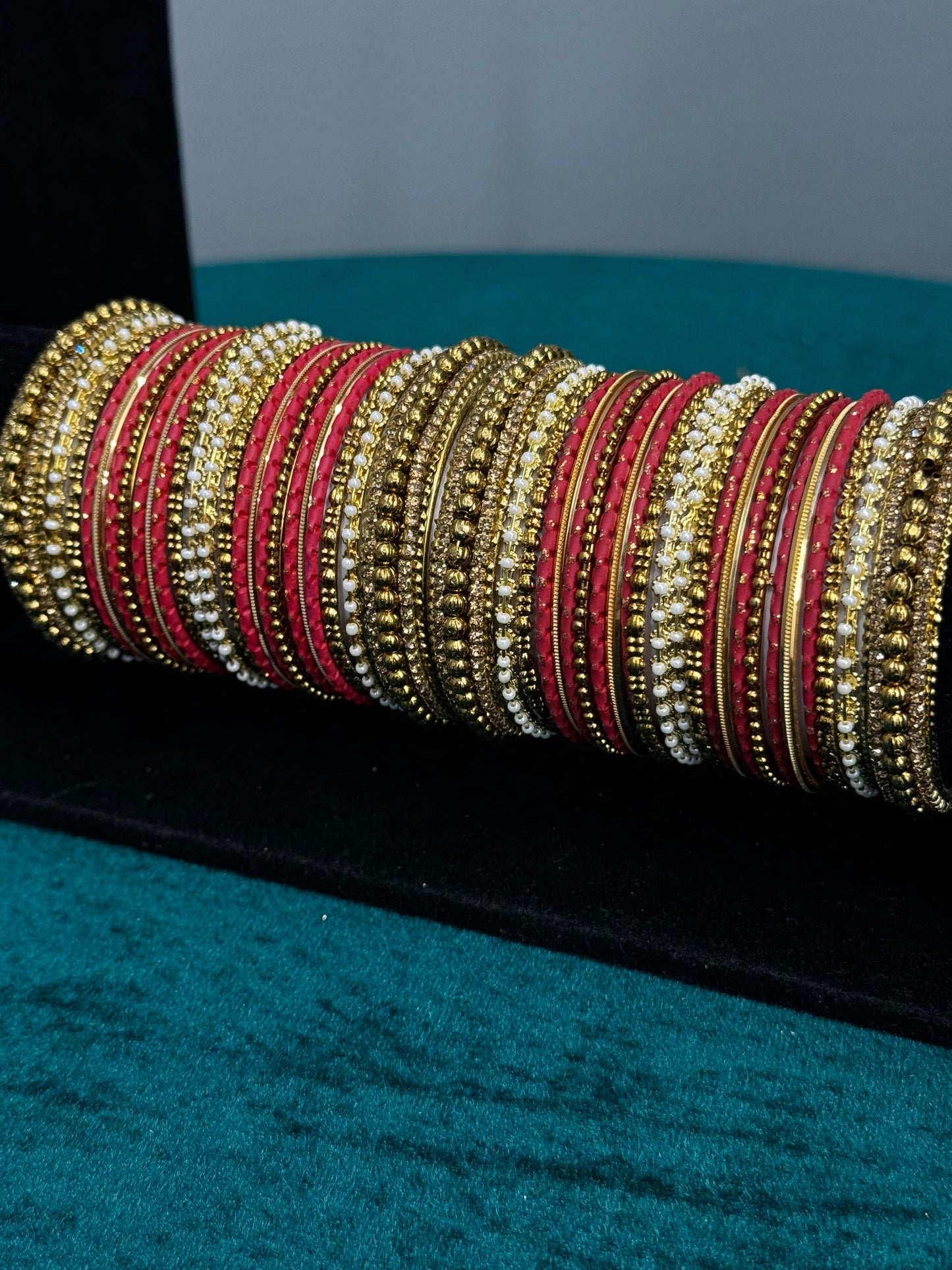 Coral Designer Work Bangles