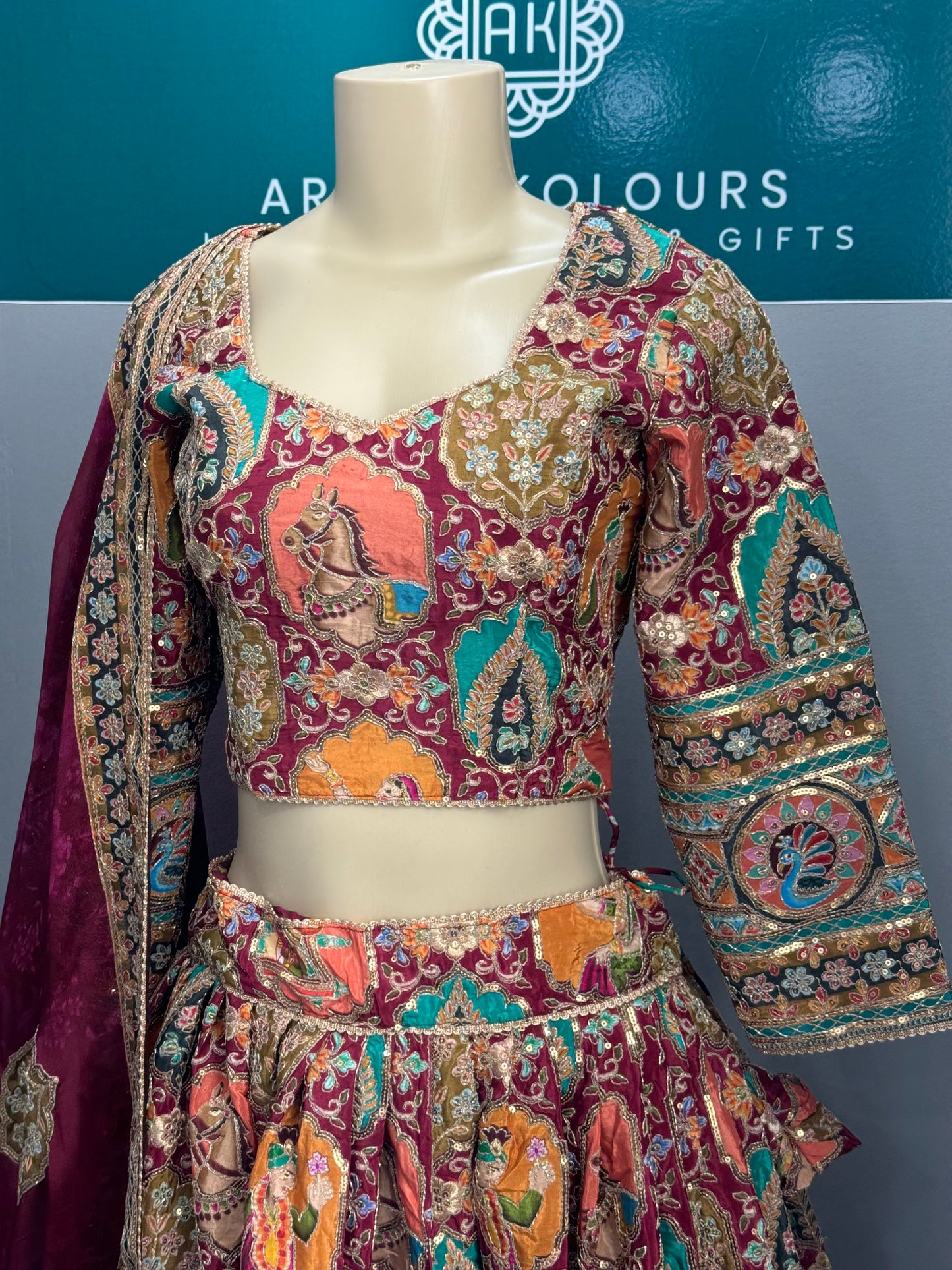 Raja Rani Lehenga- AK4449-1426