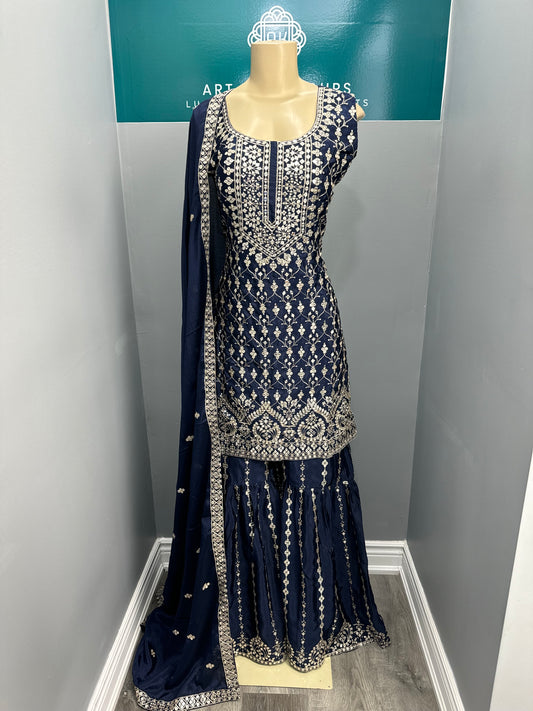 Readymade Gharara Suit- AK4649-38