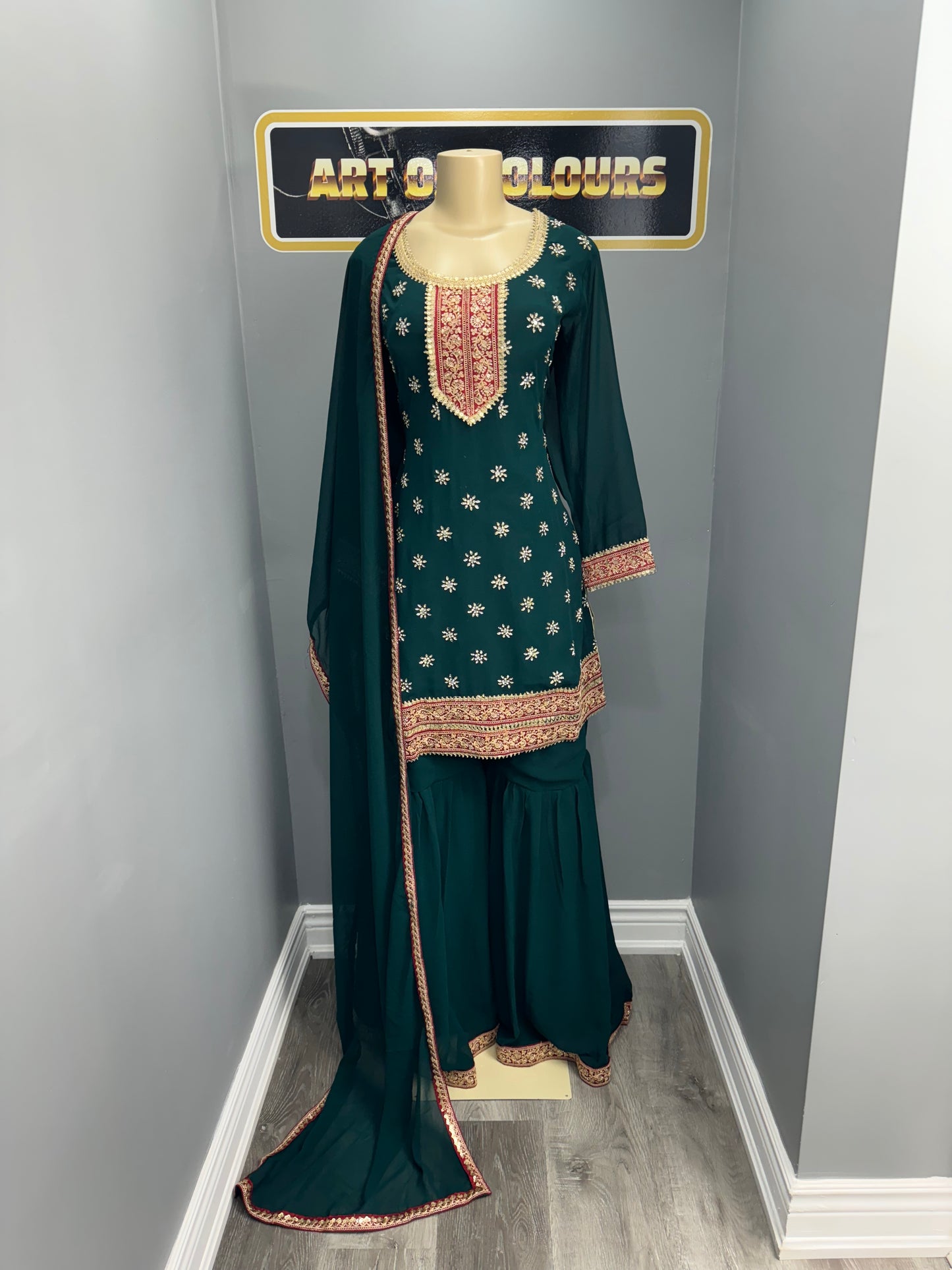 Aafreen Readymade Gharara Suit