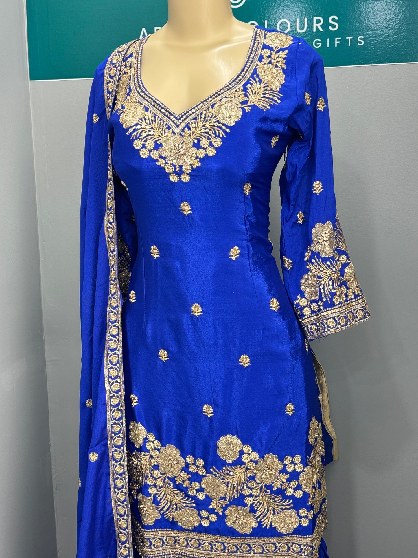 Readymade Gharara Suit- AK4649-27