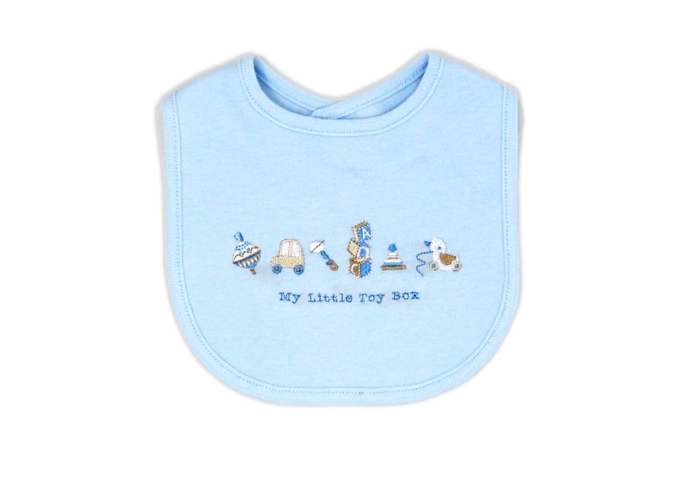 Boys 5 Piece Mesh Bag Set: Blue Toy Box