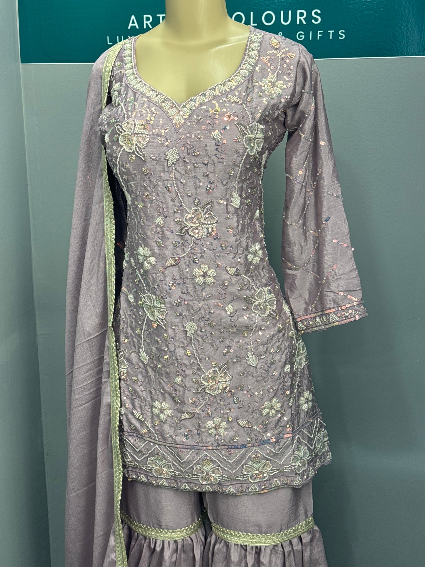 Readymade Gharara Suit- AK101205-26