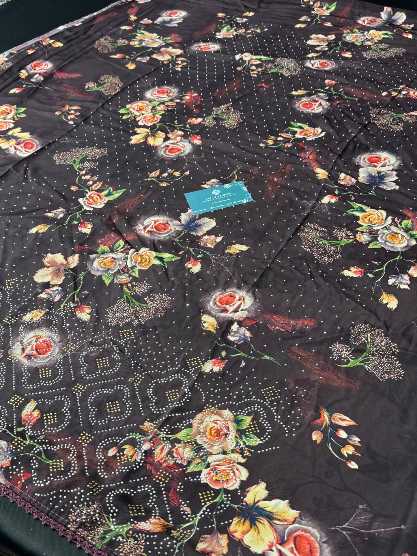 Chill Mill Tara Wine Unstitched Suit