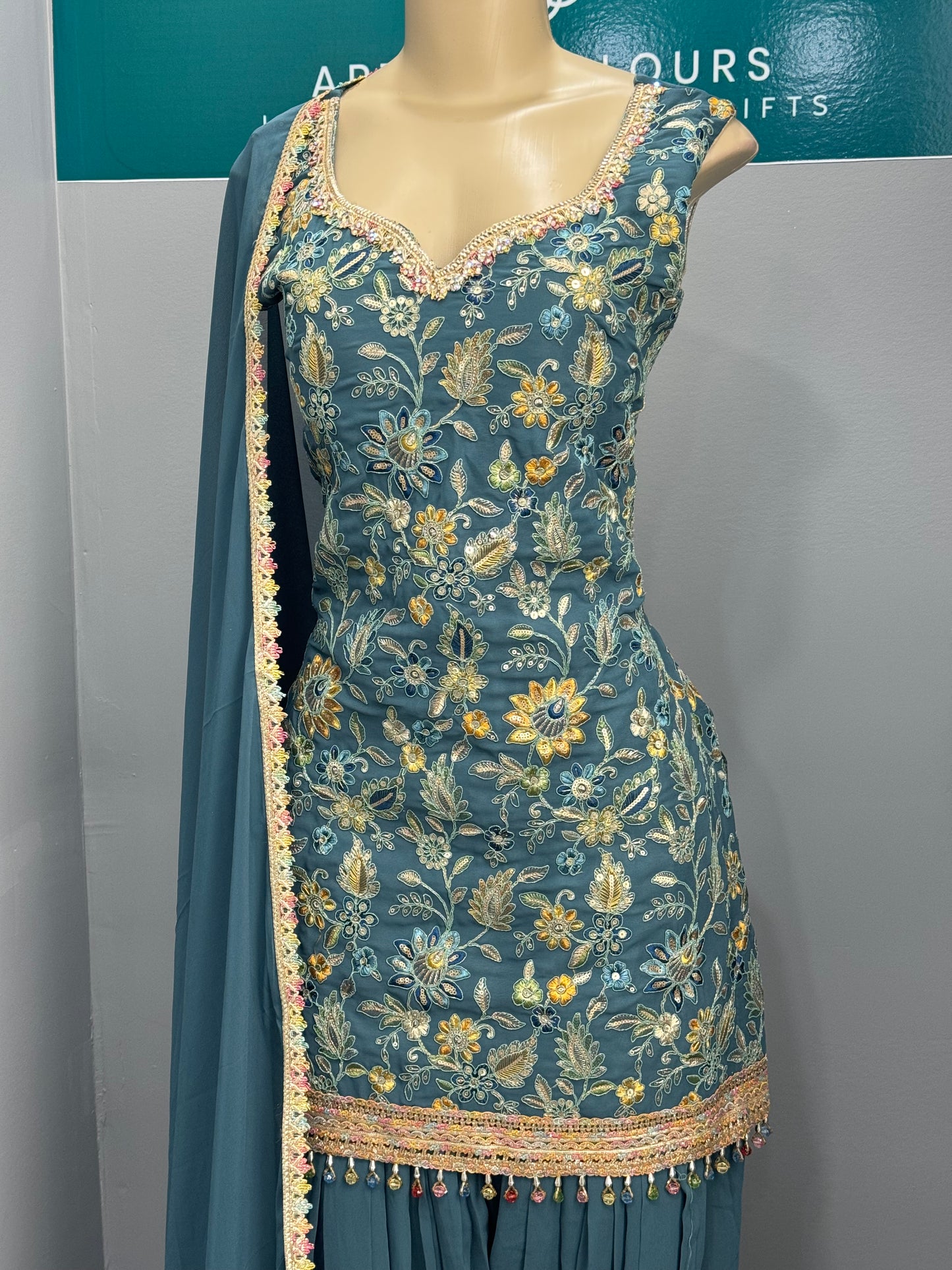 Readymade Farshi Salwar Suit- AK4649-23