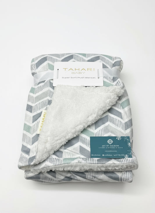 Tahari Baby Blanket Sherpa Lined