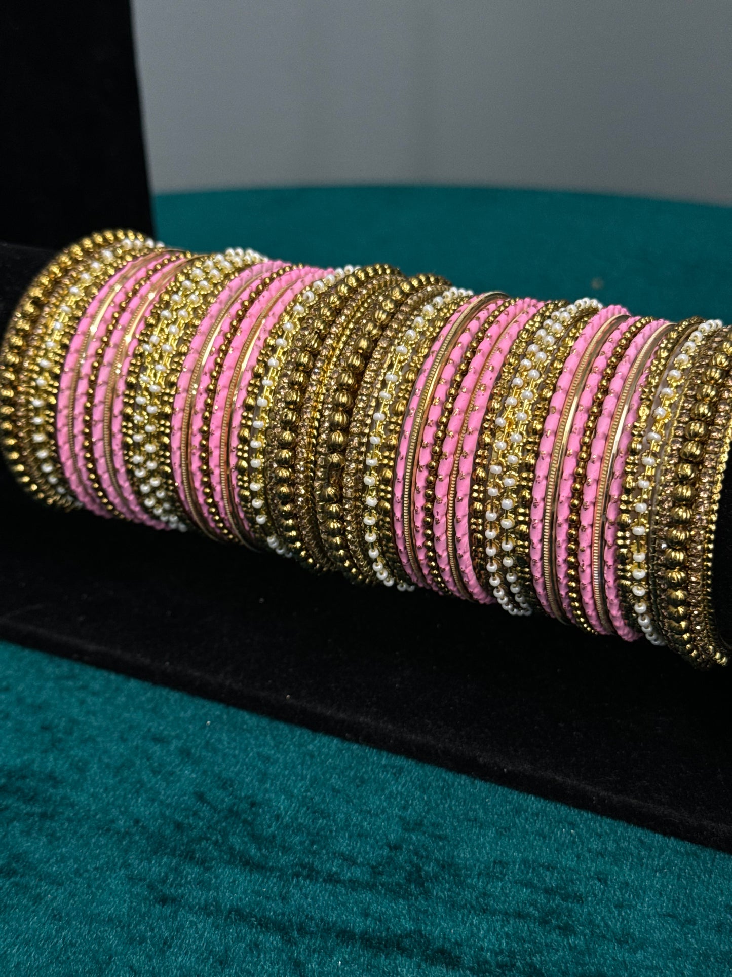 Pink Designer Work Bangles