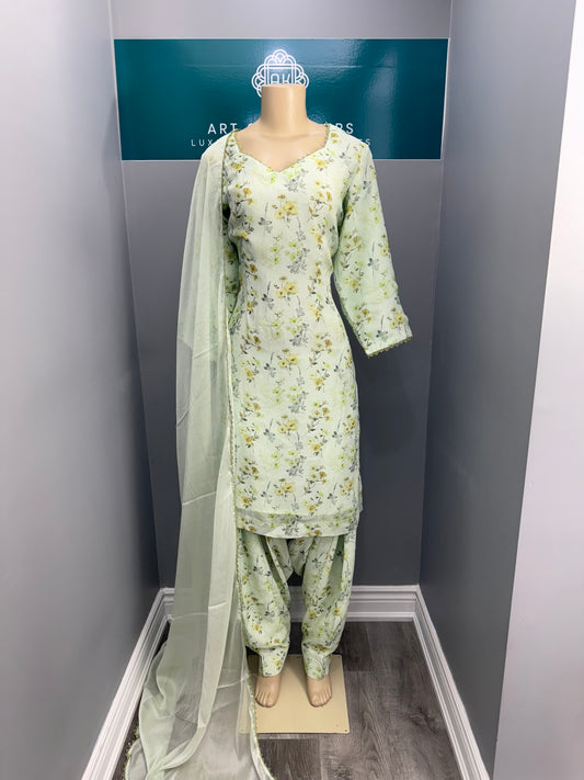 Pure Georgette Printed Salwar Suit