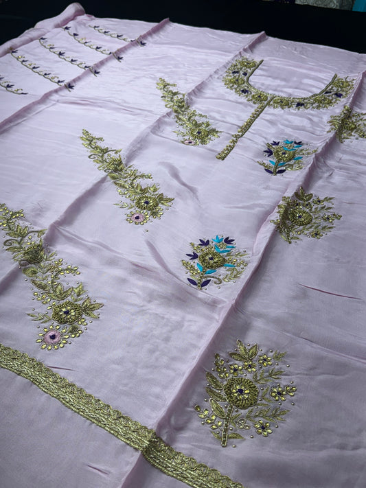 Gulabanar Handwork Unstitched Suit