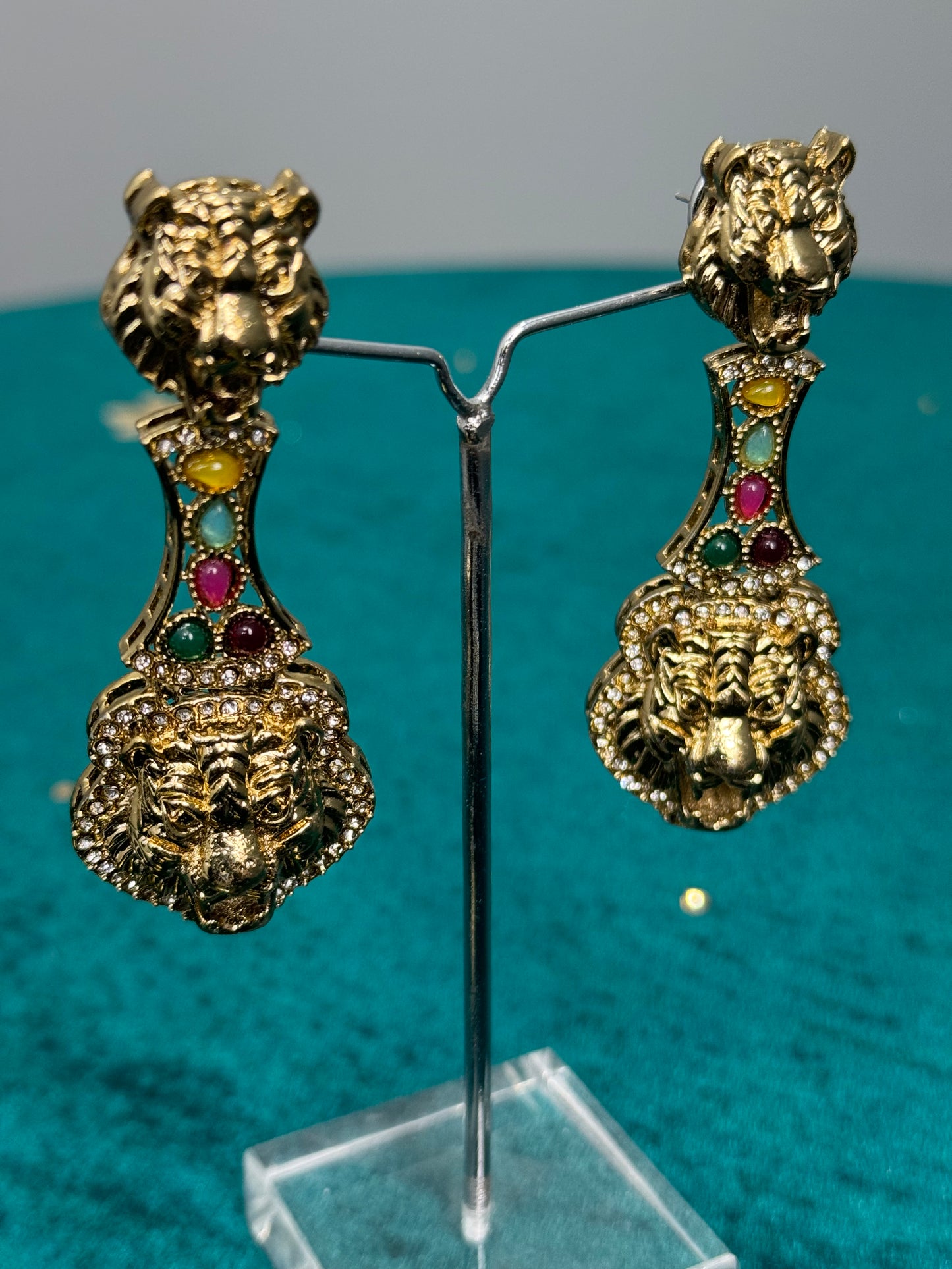 Statement Lion Earrings