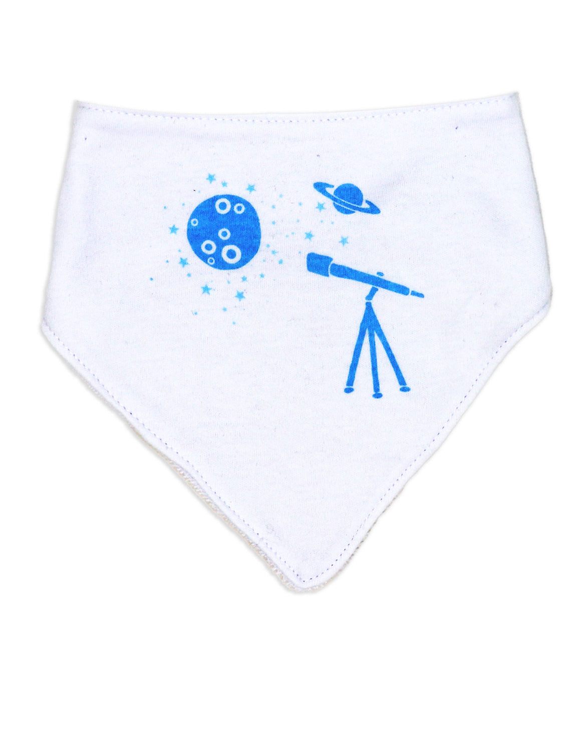 5 pc Bibs and Socks - Blue Galaxy