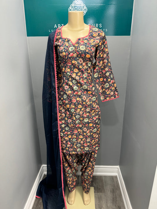 Printed Cotton Salwar Suit