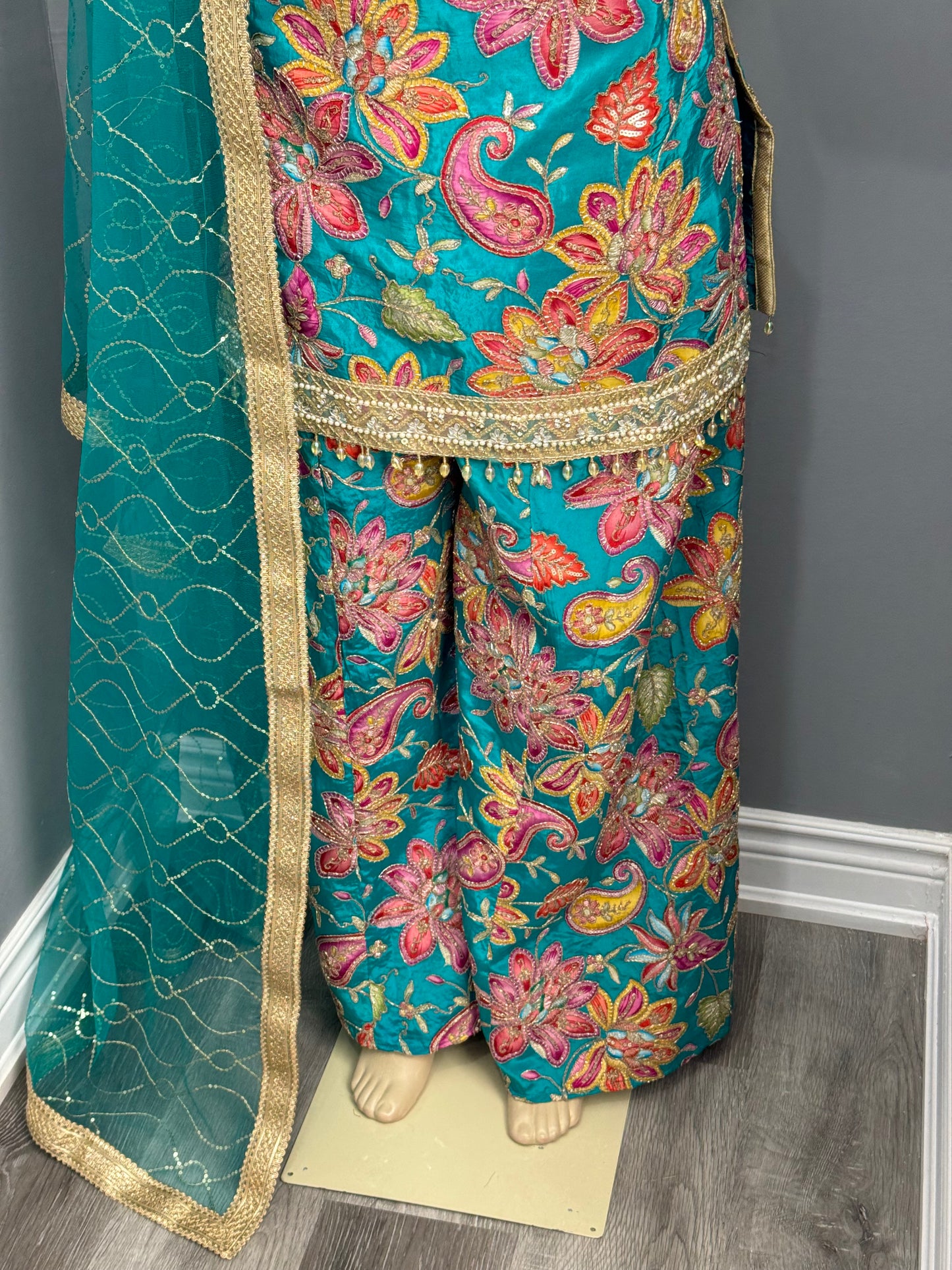 Readymade Sharara Suit- AK6465-15