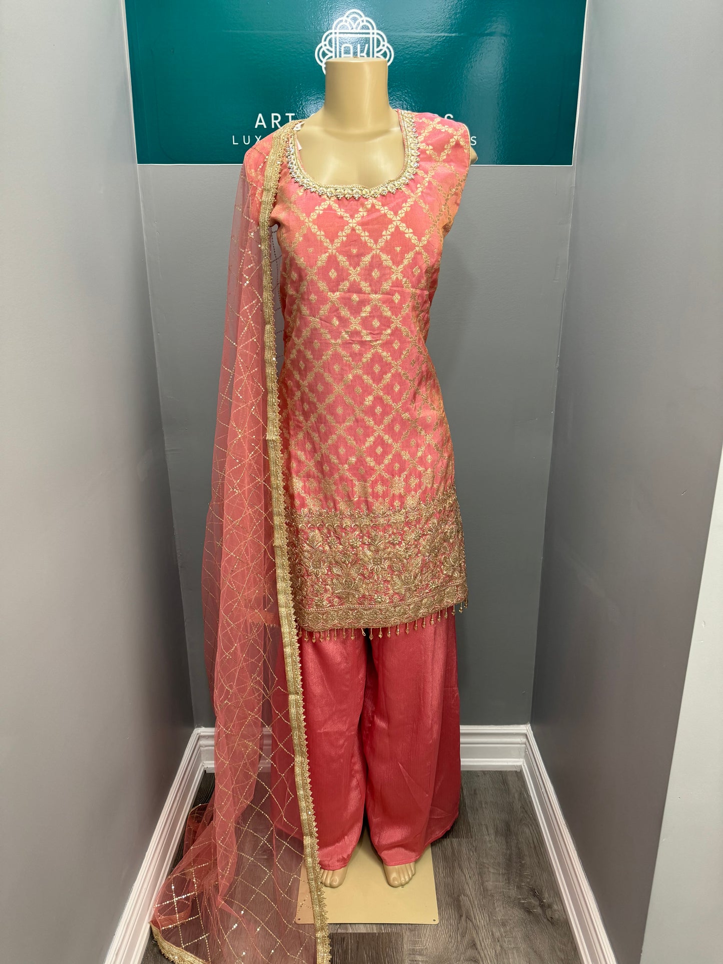 Banarsia Readymade Plazo Suit