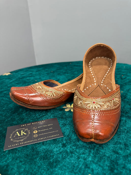 Brown Leather Jutti