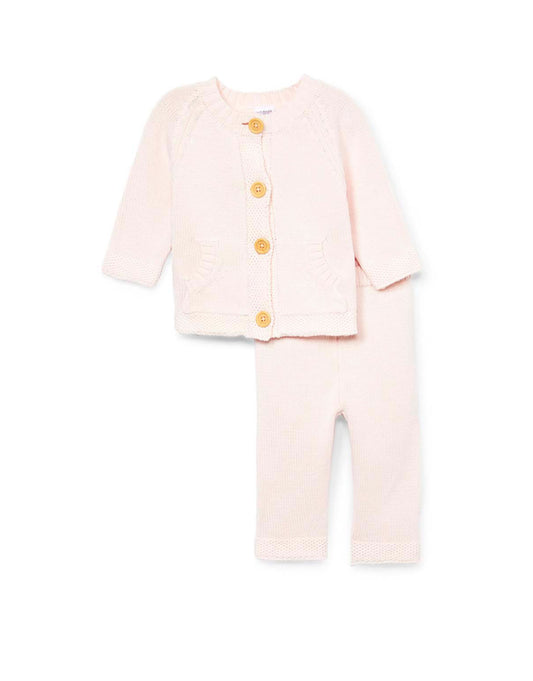 Cardigan Set- Pink