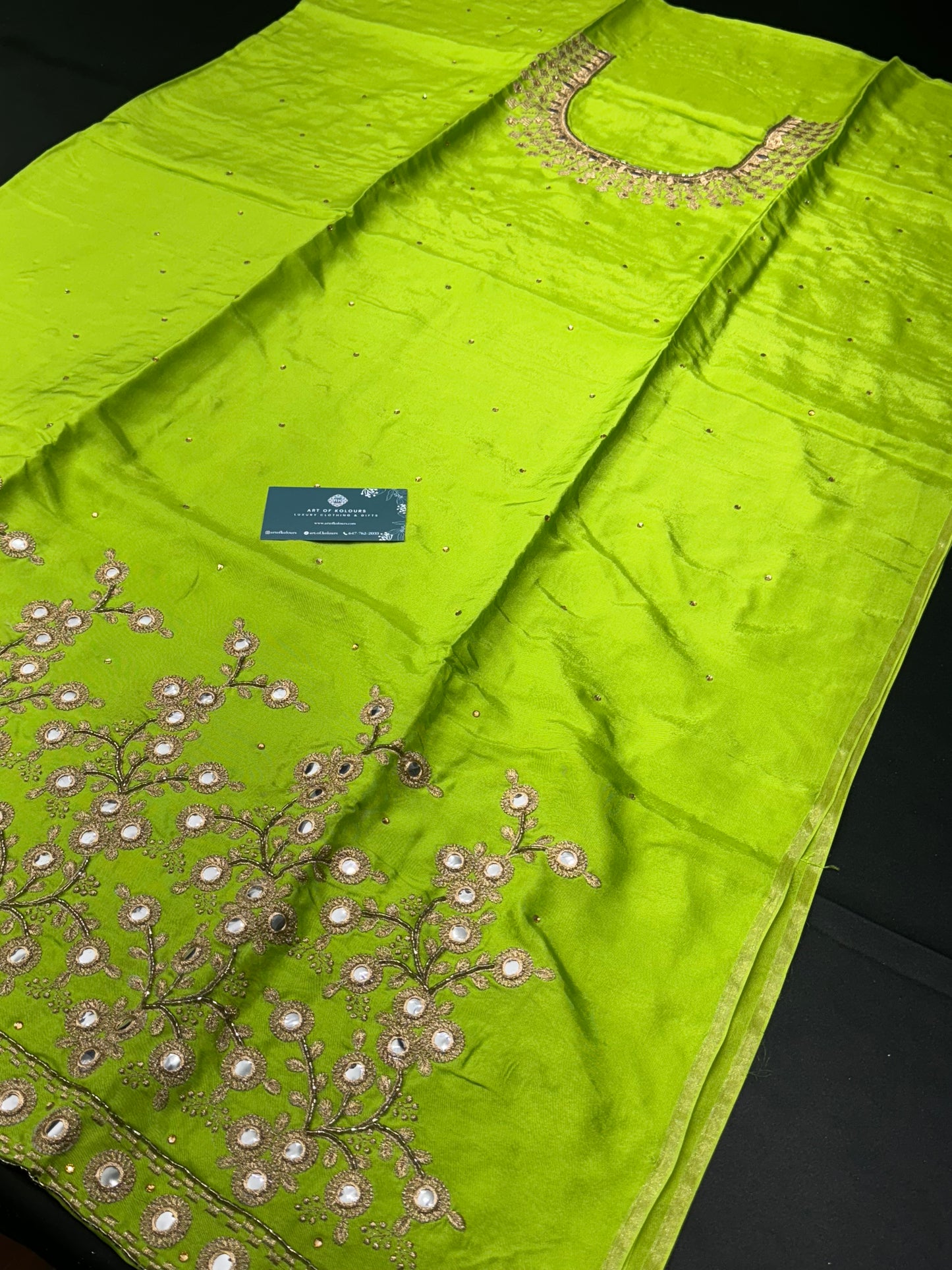 Hara Tolaz Sheesha Unstitched Suit