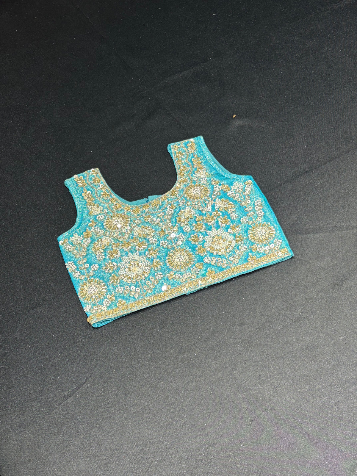 Blue Floral Lehenga
