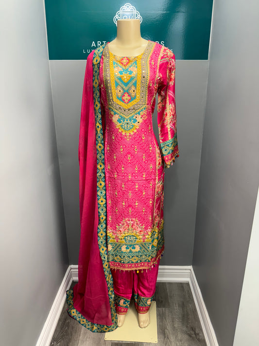 Readymade Maslin Plazo Suit- AK5153-23