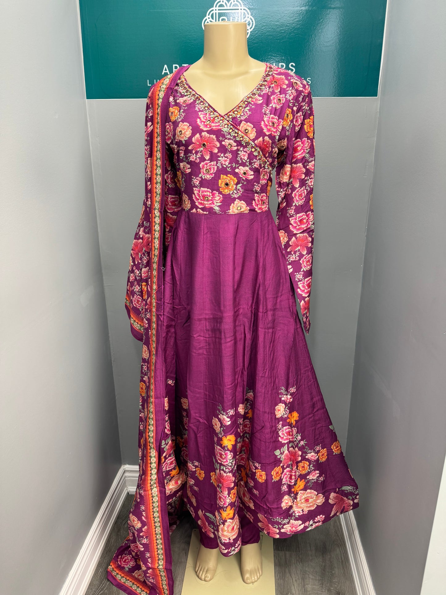 Maslin Anarkali- AK0606-Z12