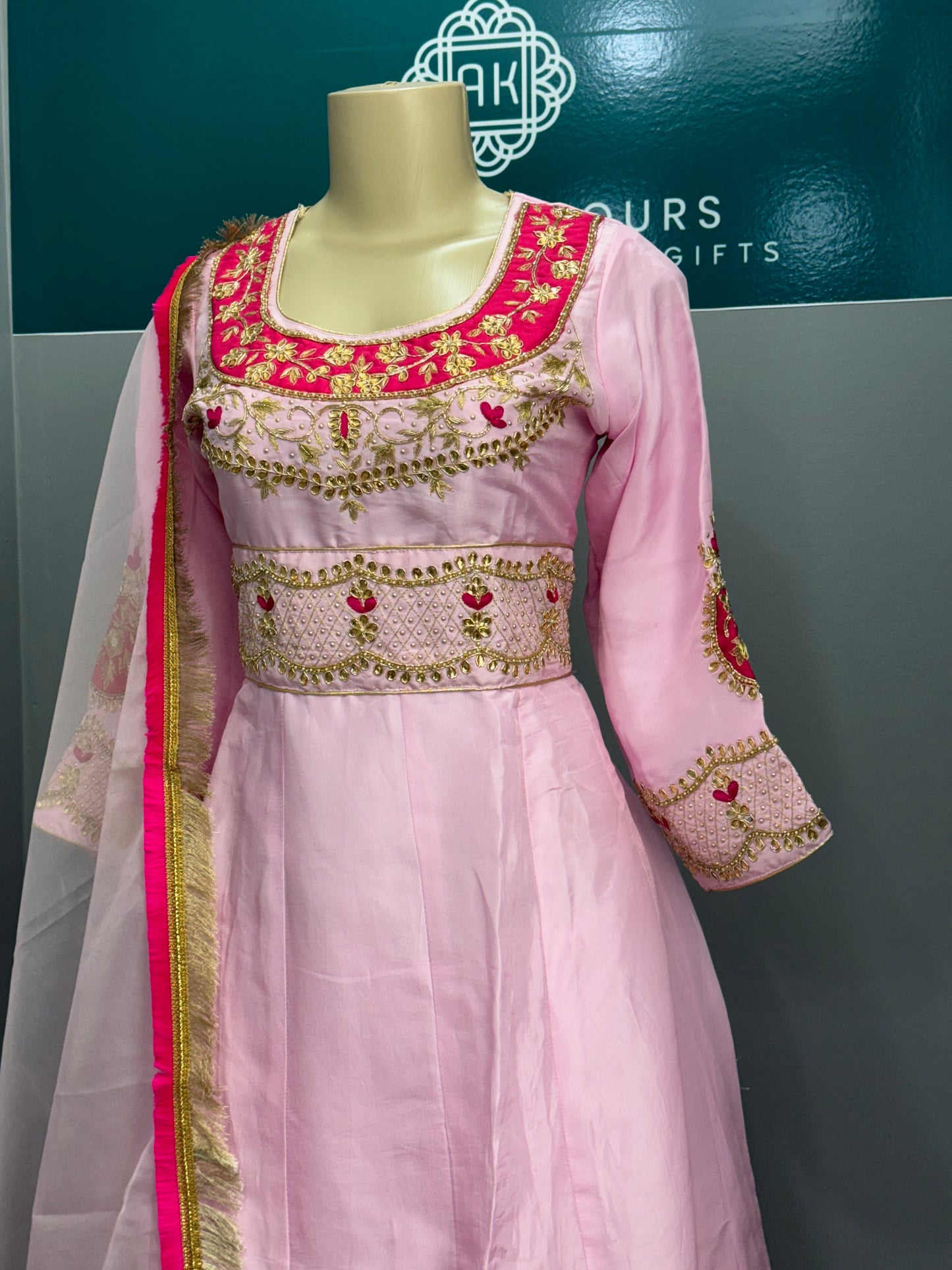 Handwork Frock Salwar Suit
