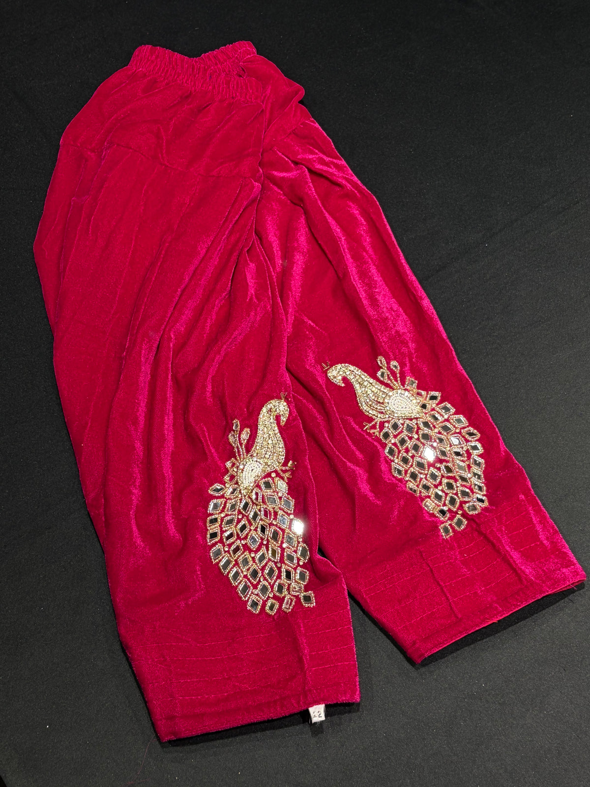 Ruby Velvet Morni Salwar Suit