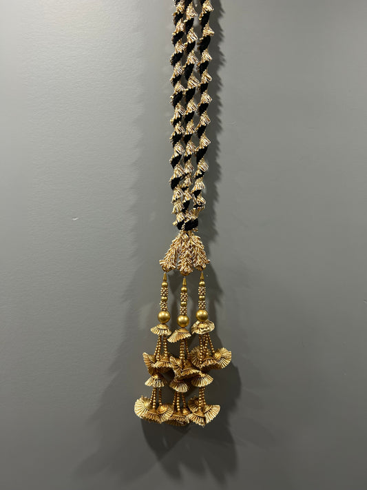 Golden Fan Drape Parandi