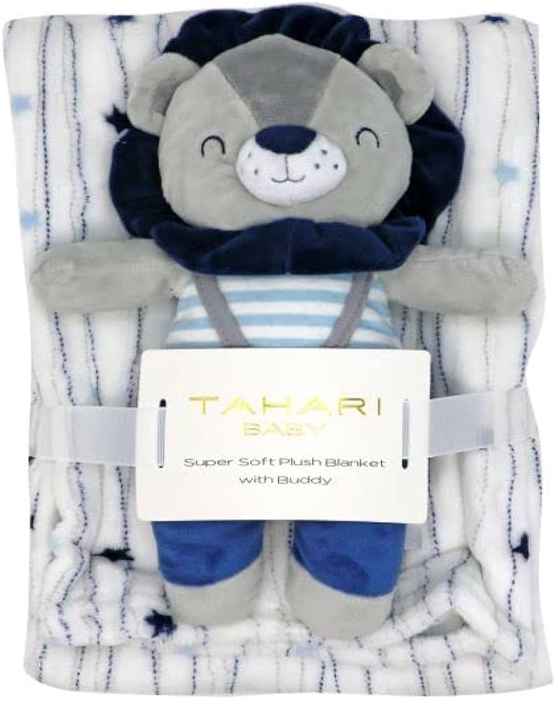 Tahari Baby Blanket and Buddy