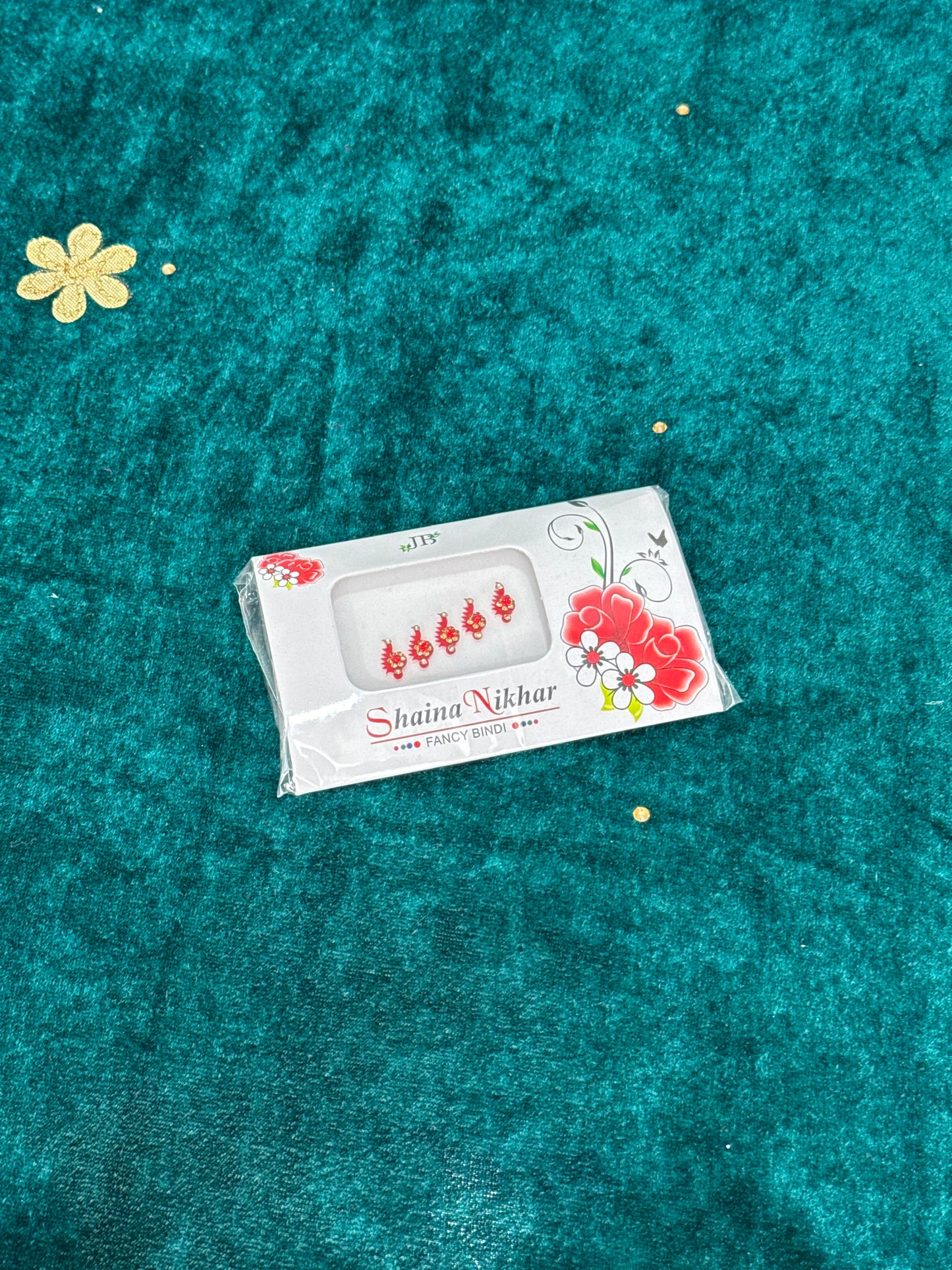 Red Shaina Nikhar Bajo Bindis