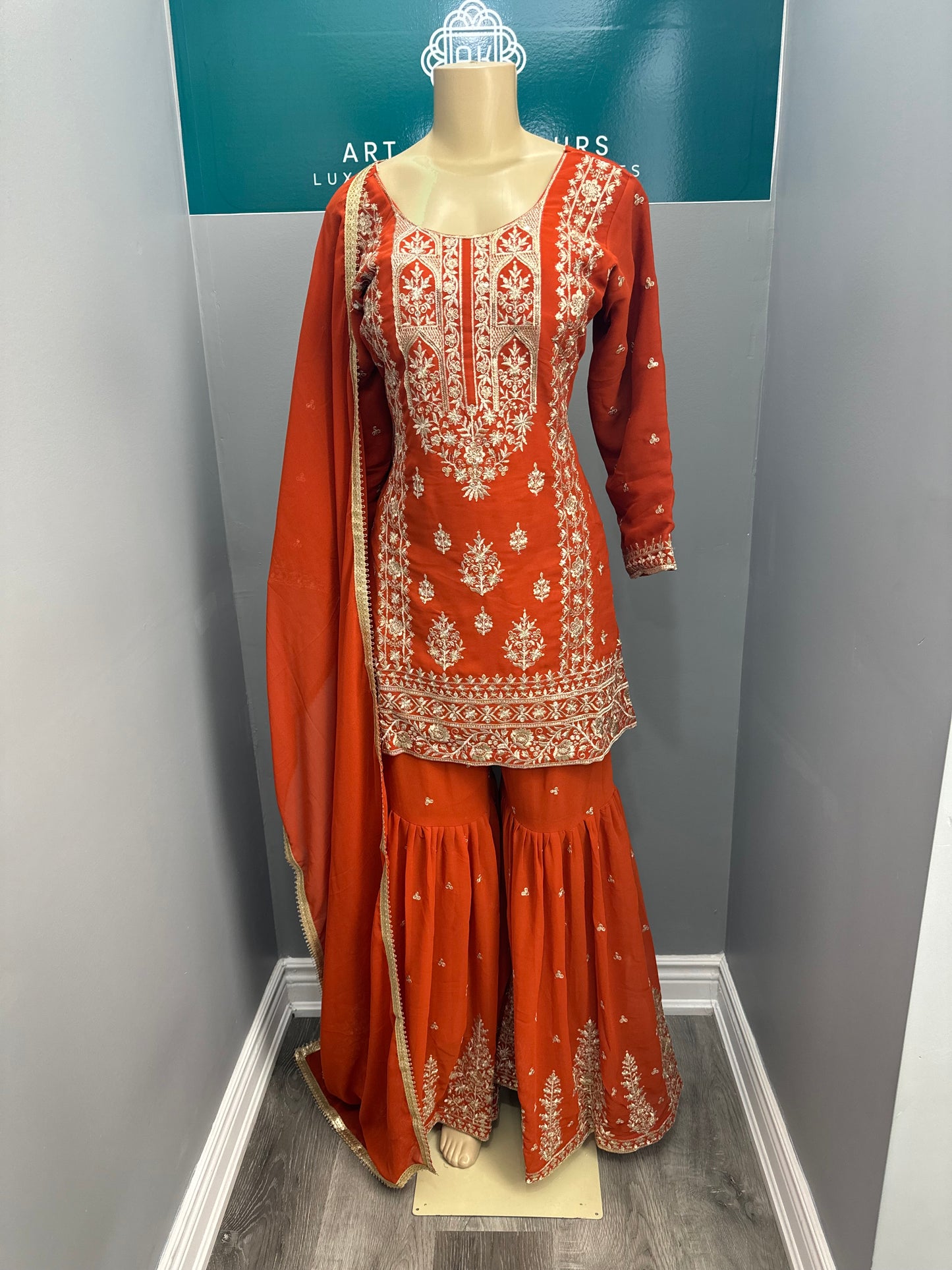 Readymade Gharara Suit- AK4649-41