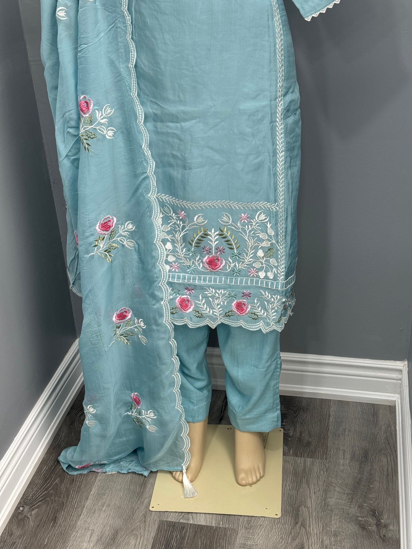 Phullaz Thaga Pent Suit- Blue