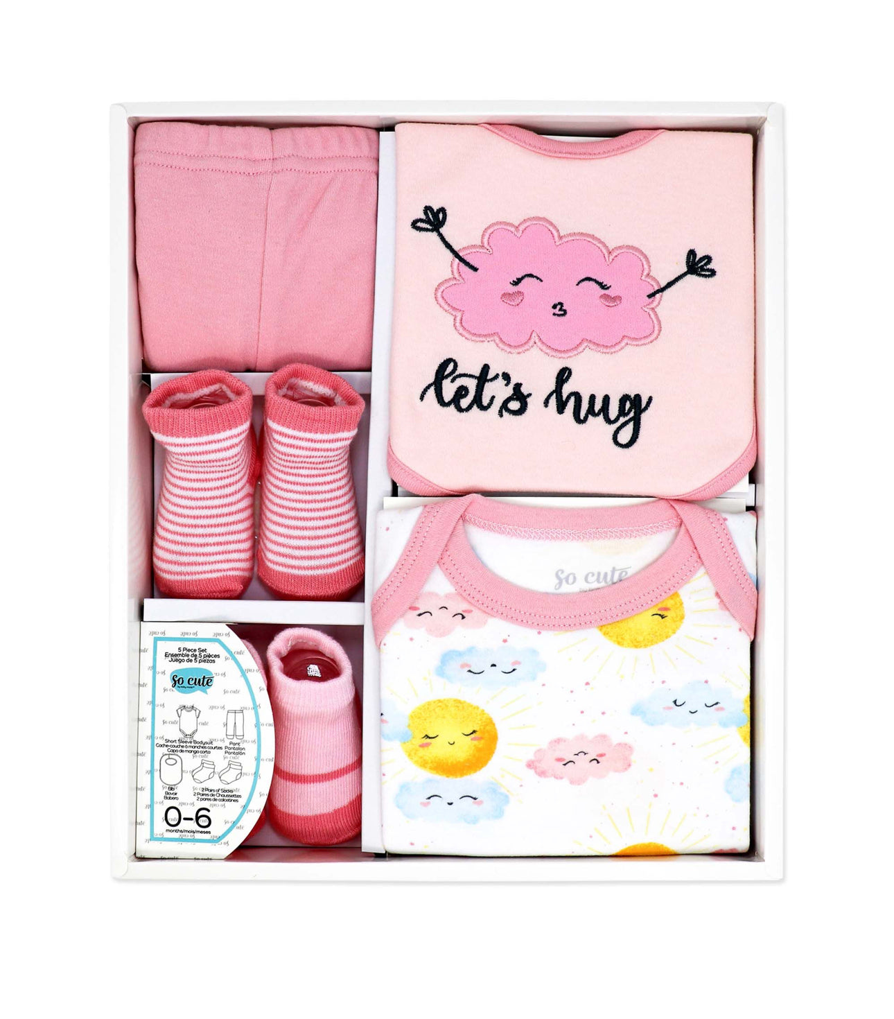 5 Piece Pink Gift Set