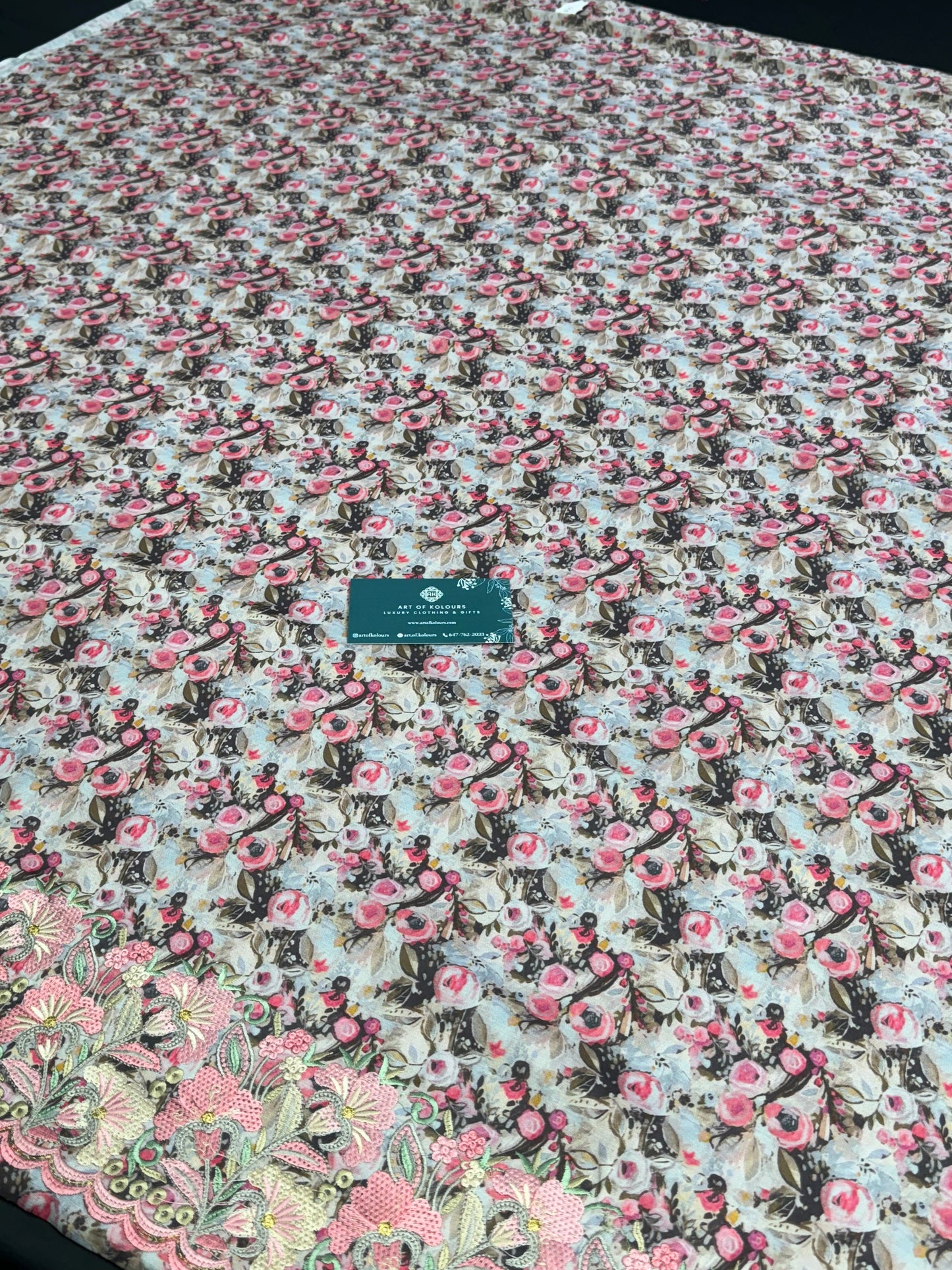 Amro Bibi Pink Unstitched Suit