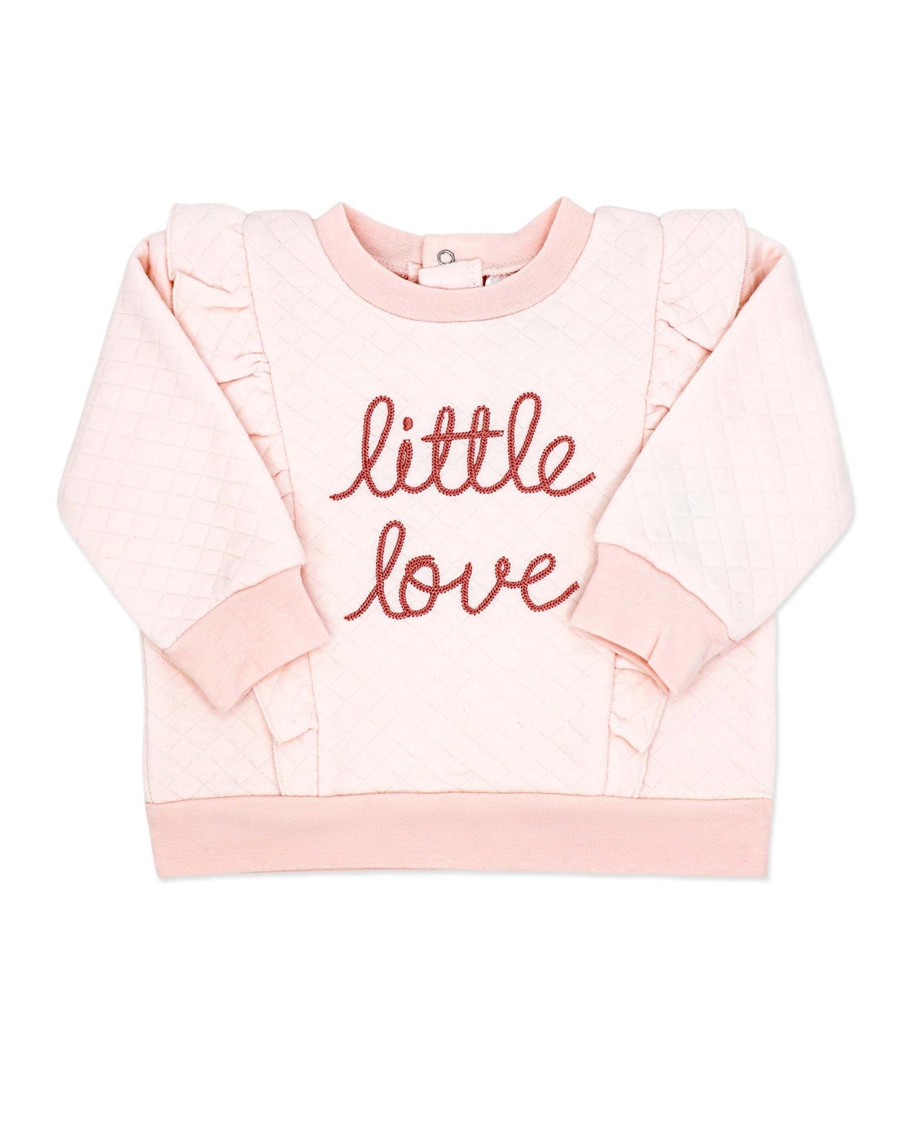 Infant Girls Quilted Jogger Set