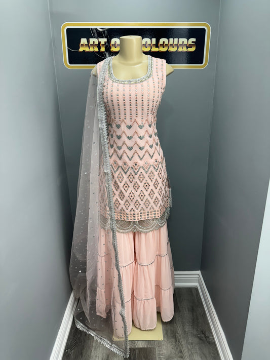Nazakat Readymade Gharara Suit
