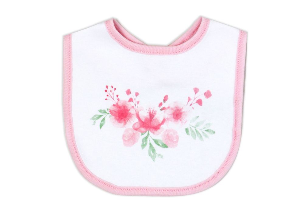 Girls 5 Piece Mesh Bag Set: Soft Floral