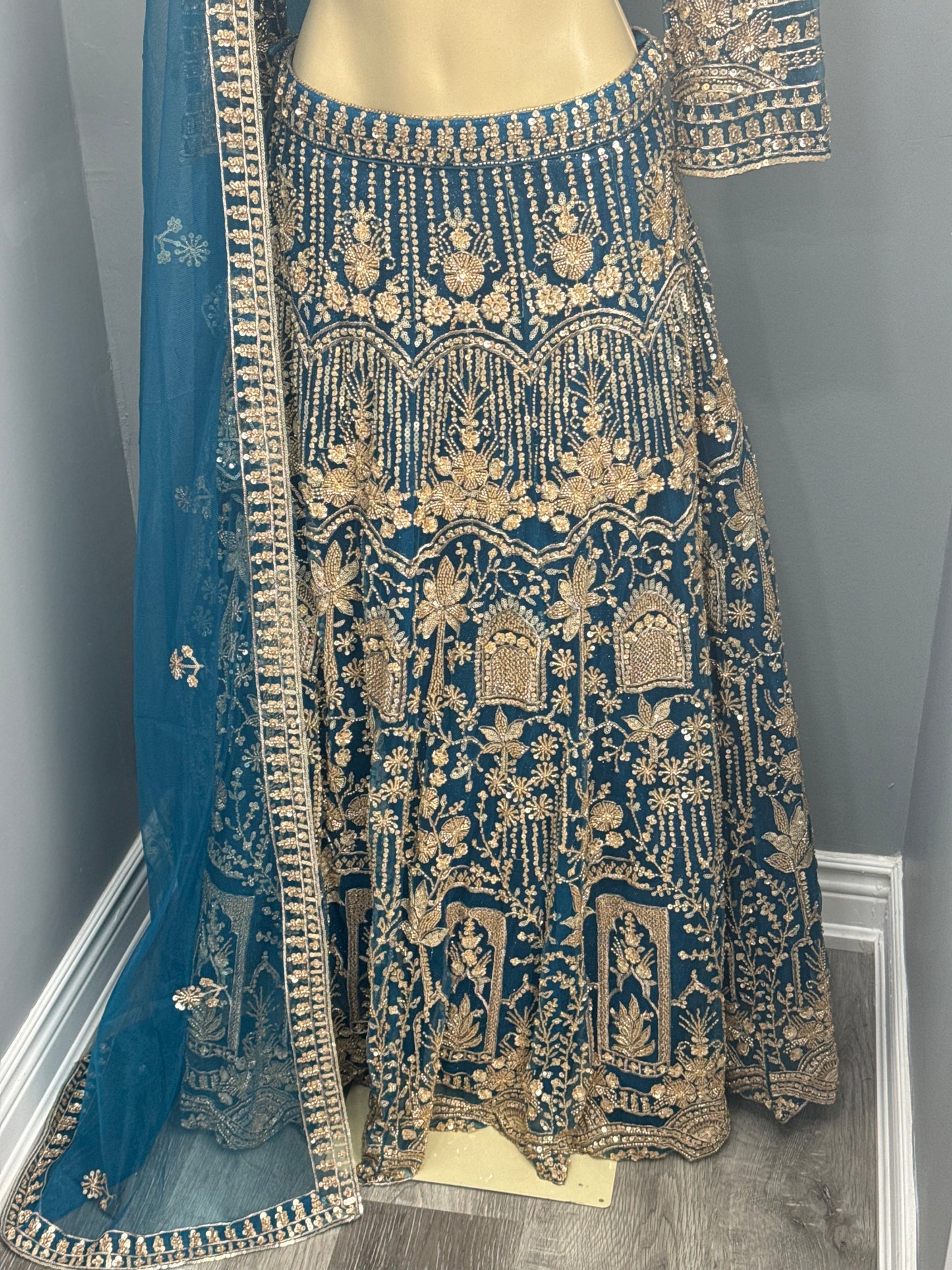 Beautiful Embroidered & Beaded Lehenga