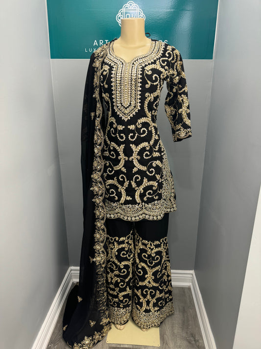 Readymade Gharara Suit- AK5456-02