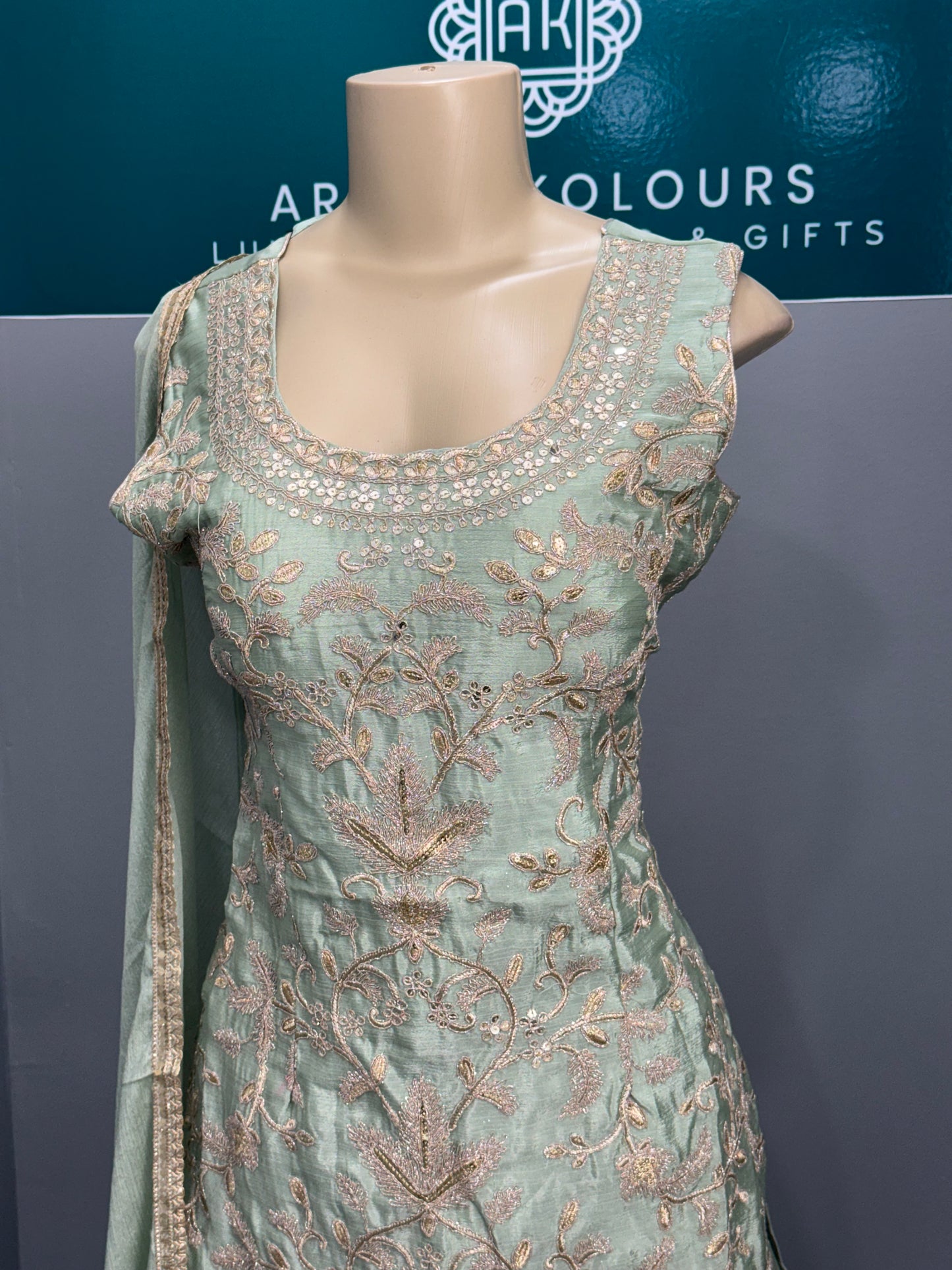 Readymade Sharara Suit- AK5053-1426
