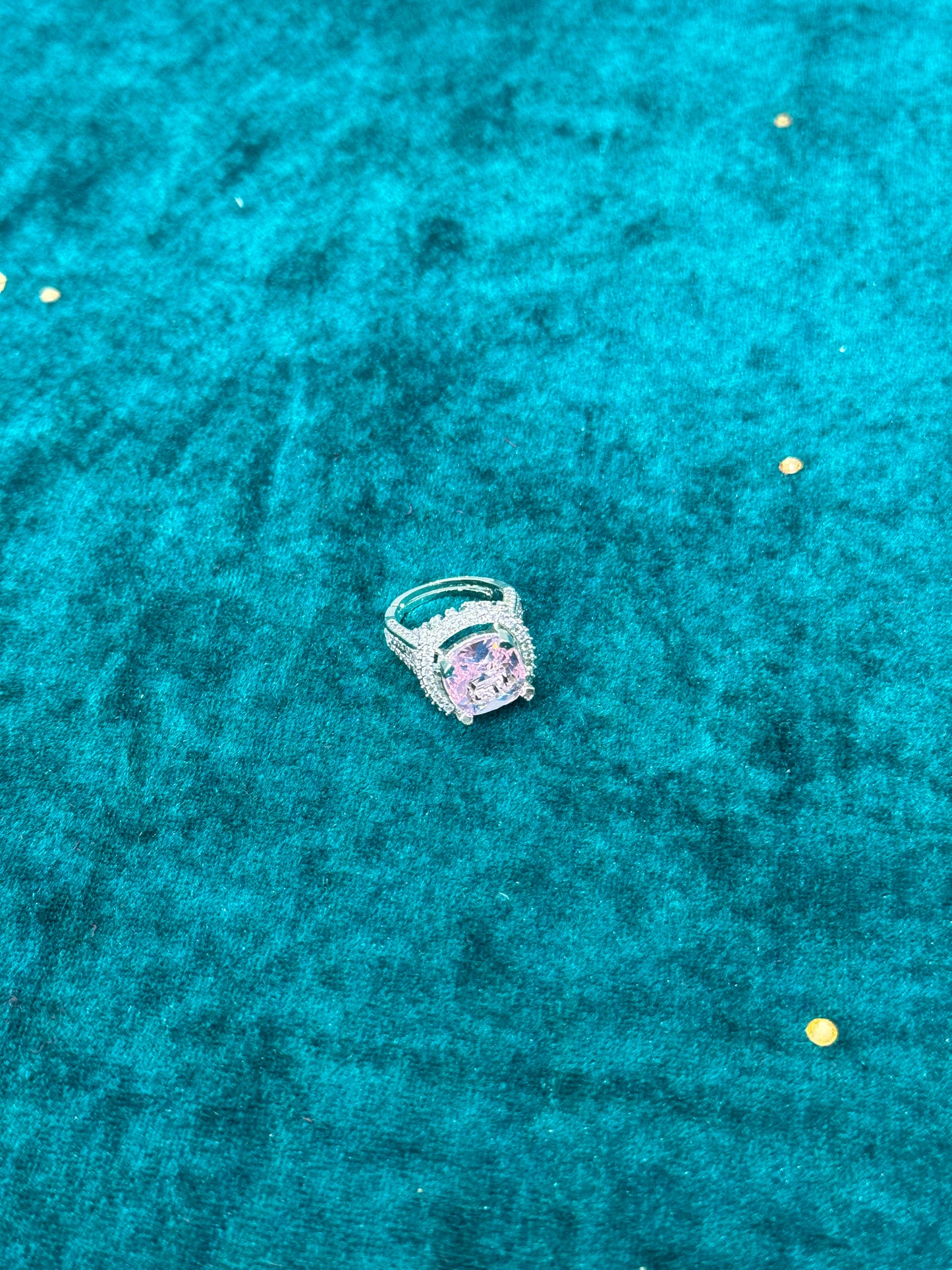 Chandiya Pink AD Ring