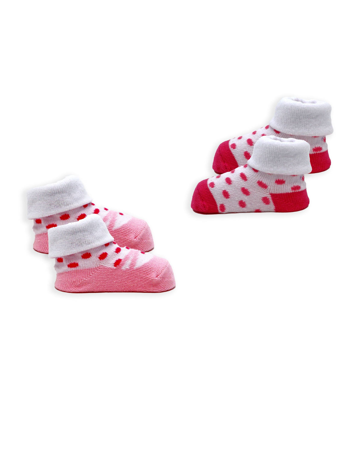 2 Pack Socks - Pink Dots
