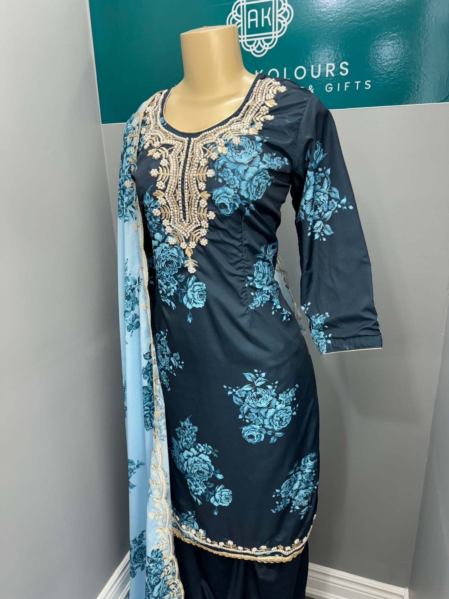 Jandu Printed Sharara Suit