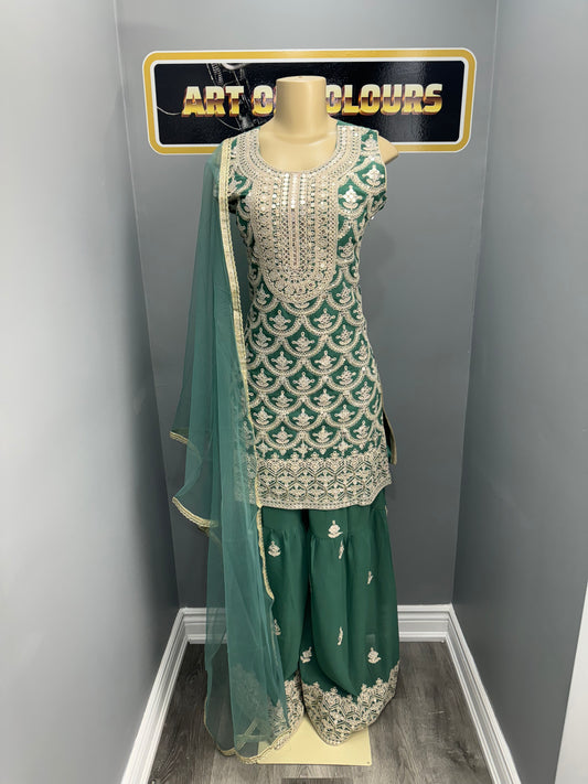 Subatra Readymade Gharara Suit