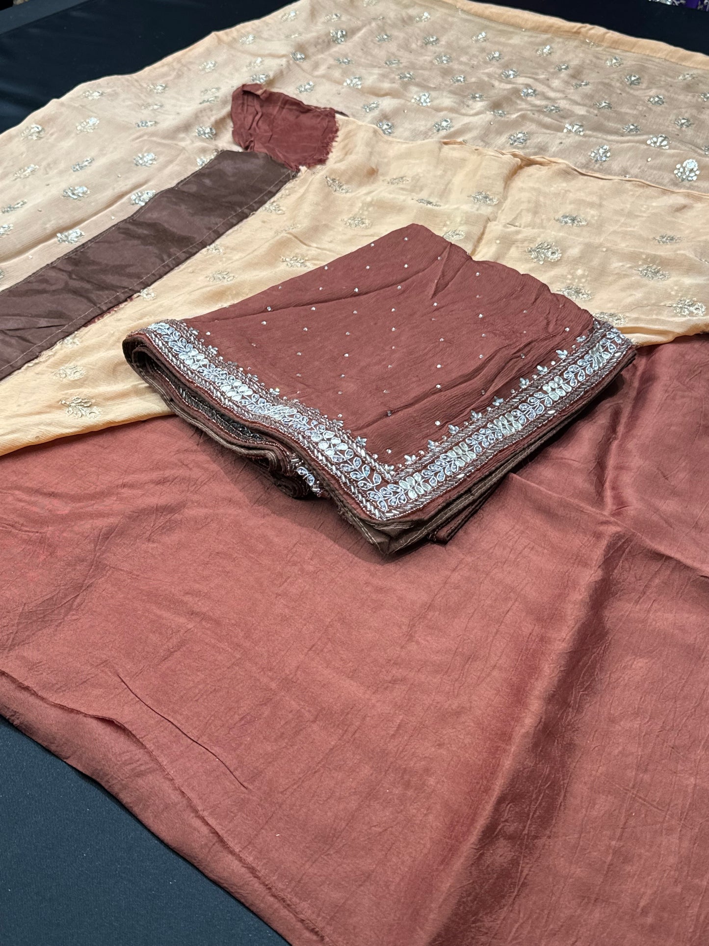 Chai Biscuit Pure Unstitched Suit