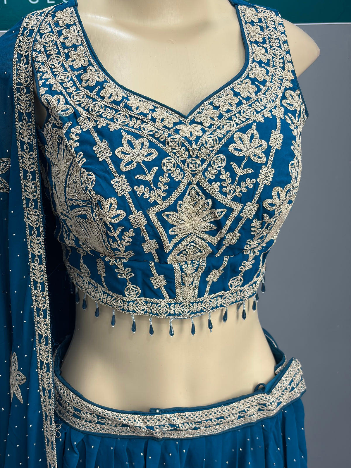 Embroidered Lehenga- AK38-04