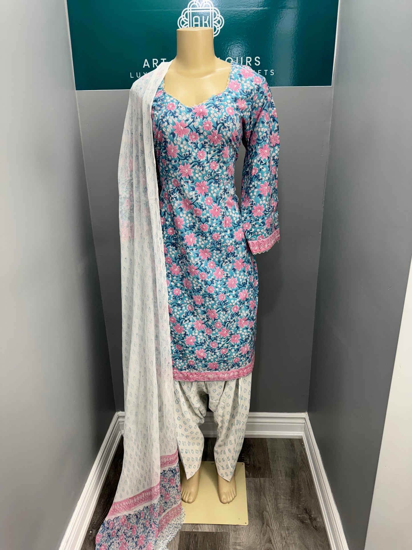Printed Cotton Salwar Suit