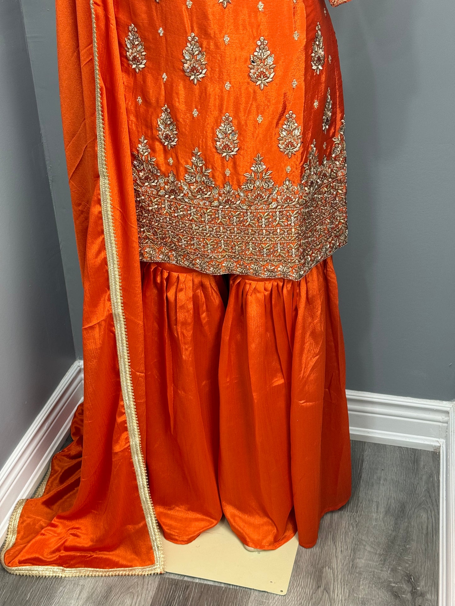 Readymade Gharara Suit- AK4649-25