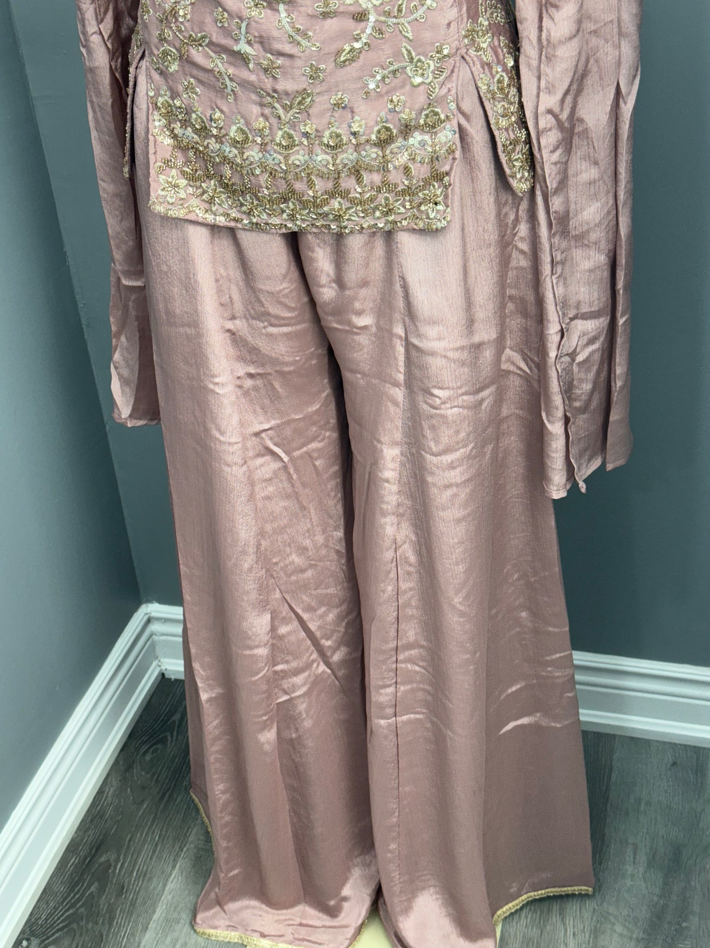 Readymade Short Kurti Sharara Suit- AK5758-1226